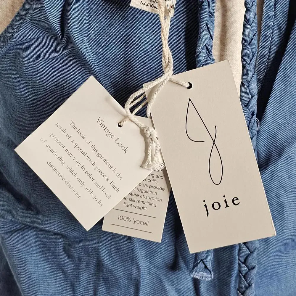 NWT Joie Women's Blue/100% Lyocell Top Size XS - Picture 4 of 6